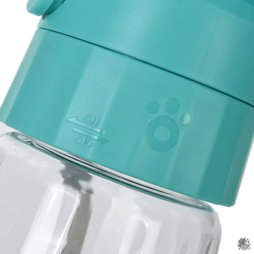 Portable Dog Water Bottle, 550ml (19oz) Foldable Pet Water Dispenser, Leak Proof Travel Dog Bowl for Walking, Hiking, and Outdoor Adventures – BPA Free, One-Handed Operation